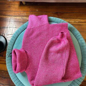 Pink crop jumper
